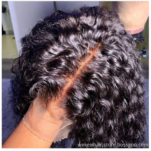 Drop Shipping Transparent 360 Lace Frontal Wig,Half Lace Frontal Wig Human Hair,Straight 13x6 Hd Frontal Wig